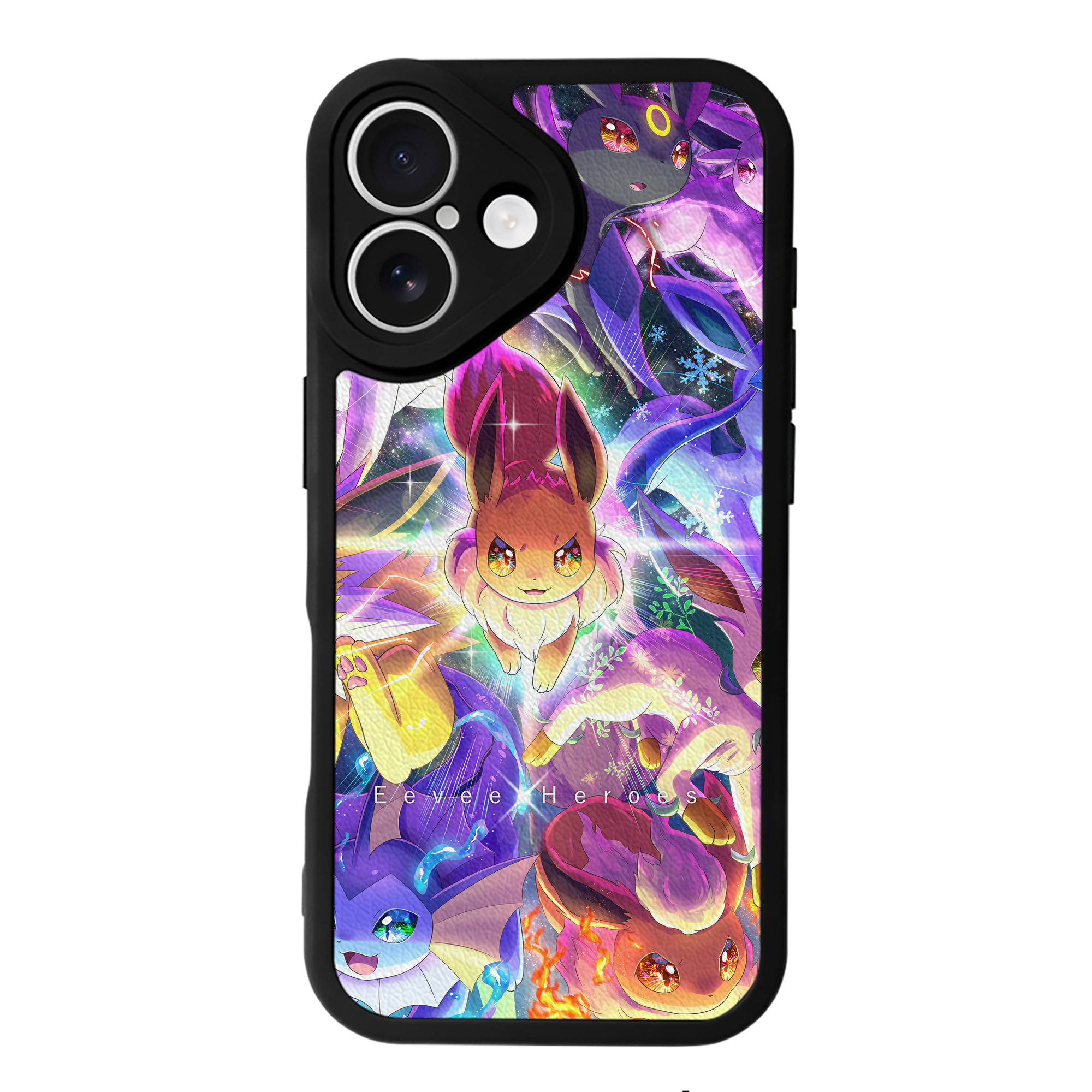 （画像用） ポケットモンスター Pokémon 【iPhone 16シリーズ対応】シリコンスマホケース（レザー調） 材質：シリコン